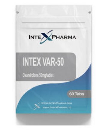 Intex Pharma Anavar 50 – 50mg x 60 tabs (Var50)
